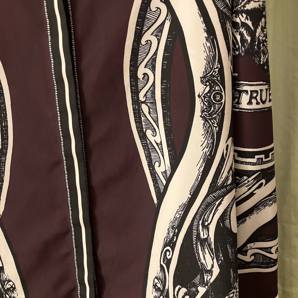 DKNY Scarf Print Blouse - Picture 2 of 6